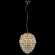 Светильник подвесной Crystal Lux CHARME SP6 GOLD/TRANSPARENT