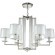Люстра Crystal Lux NICOLAS SP-PL6 NICKEL/WHITE