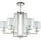 Люстра Crystal Lux NICOLAS SP-PL6 NICKEL/WHITE
