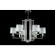 Люстра Crystal Lux NICOLAS SP-PL6 NICKEL/WHITE