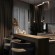 10584P/400 Loft It EVEREST Подвесной светильник, чёрное металлическое основание, плафон из чёрного травертина, LED 3,3 Вт, 3000 К, 300 Лм, IP20, 220–240 В
