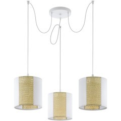 43403 Подвес ARNHEM, 3х40W(E27), ?960, H1300, сталь, белый/бумага, водоросли, белый, коричневый 43403 Подвес ARNHEM, 3х40W(E27), ?960, H1300, сталь, белый/бумага, водоросли, белый, коричневый