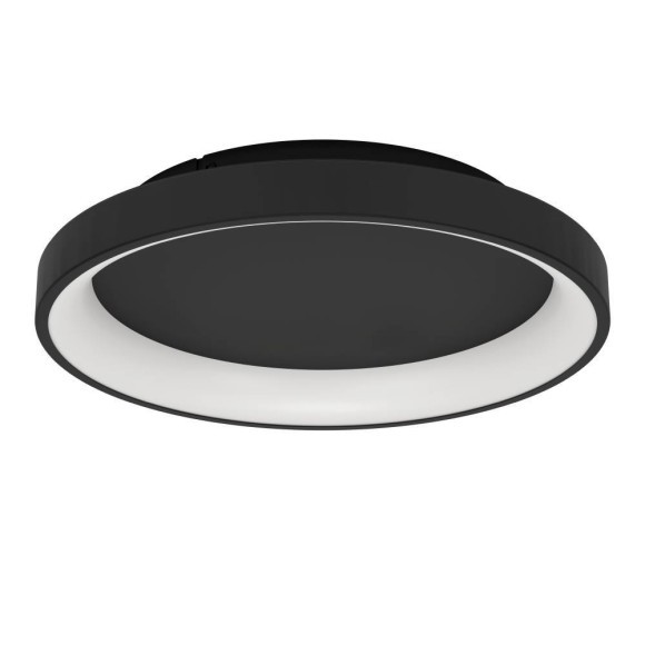 901251 EGLO LORETELLO Светодиодный потолочный светильник диммируемый по TRIAC, 12Вт, 1440Лм, 2700К, пластик, сталь, черный
