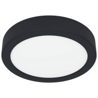 900581 Накладной светильник диммируемый FUEVA 5, 11W (LED), 3000K, ?160, сталь, черный / пластик, белый