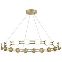 SL6610.203.20 Светильник подвесной ST-Luce золотистый/белый LED 1*40W 4000K MONRO