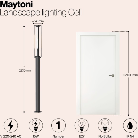 Ландшафтный светильник Outdoor O452FL-01GF3 Ландшафтный светильник Outdoor O452FL-01GF3