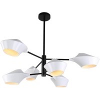 Потолочная люстра Romina LDP 6037-6 WT+BK