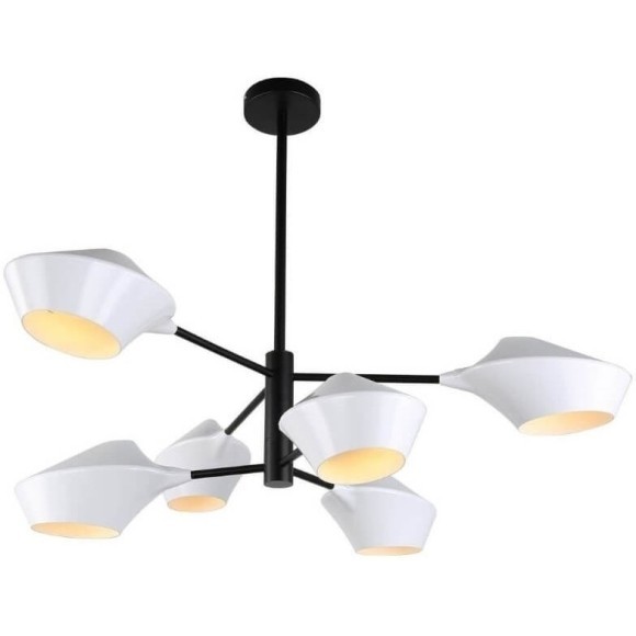 Потолочная люстра Romina LDP 6037-6 WT+BK