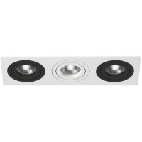 Встраиваемый светильник Lightstar i536070607 Intero 16 под лампы 3xGU10 150W