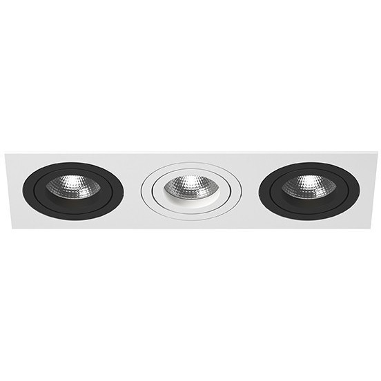 Встраиваемый светильник Lightstar i536070607 Intero 16 под лампы 3xGU10 150W