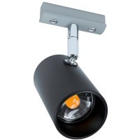 Черный трековый светильник EGLO 66418, встроенный LED, корпус из алюминия и пластика, диаметр 60 мм, высота 125 мм, IP20