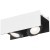 Потолочный светильник EGLO VIDAGO 39316, встроенный LED 2 × 5.4Вт, 3000К, CRI >80, угол рассеивания 80°, 1020Лм, подключение 220В, бело-черный корпус, диаметр плафона 120 мм