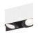 Потолочный светильник EGLO VIDAGO 39316, встроенный LED 2 × 5.4Вт, 3000К, CRI >80, угол рассеивания 80°, 1020Лм, подключение 220В, бело-черный корпус, диаметр плафона 120 мм