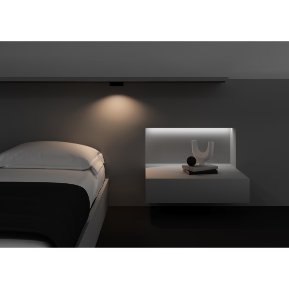 TR084-1-6W4K-B Трековый магнитный светодиодный светильник Maytoni Radity 48V CRI90+ 4000К 90Лм 60° 6Вт