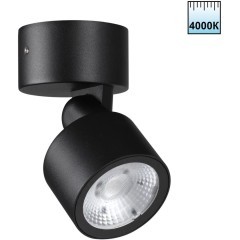 359587 Уличный черный накладной поворотный светодиодный спот IP65 9W 4000К 820лм Novotech FOCUS