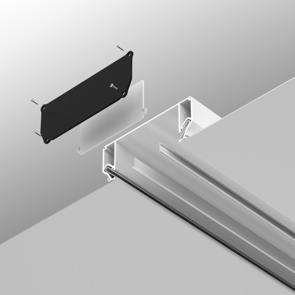 Профиль-ниша 2м белая в гарпунный натяжной потолок Maytoni ALM-9940-SC-W-2M