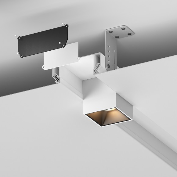 Профиль-ниша 2м белая в гарпунный натяжной потолок Maytoni ALM-9940-SC-W-2M