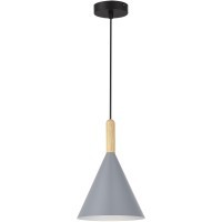 SLE1255-423-01 Светильник подвесной Черный/Серый E27 1*40W ARKET