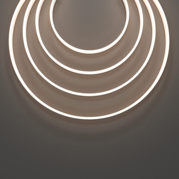 Гибкий неон 10x4 24В 9,6 Вт/м 3000K IP67 5м 432037