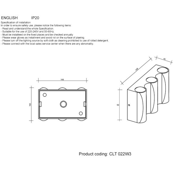 Бра Crystal Lux CLT 022W3 WH-GO 4000K Бра Crystal Lux CLT 022W3 WH-GO 4000K