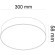 Настенно-потолочный светильник Maytoni C032CL-L43B3K Zon светодиодный LED 35W