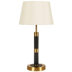 A5066LT-1BK Декоративная настольная лампа с белым тканевым абажуром под лампу Е27 Arte Lamp ROBERT A5066LT-1BK Декоративная настольная лампа с белым тканевым абажуром под лампу Е27 Arte Lamp ROBERT