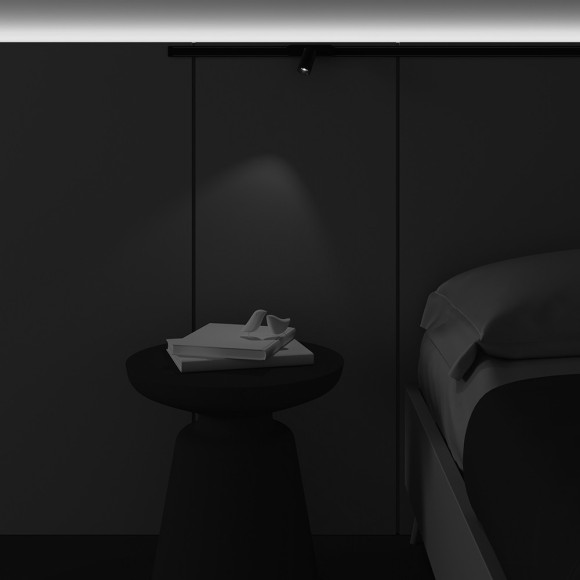 TR103-1-5W3K-M-B Трековый магнитный светодиодный светильник Maytoni Radity 48V CRI90+ 3000К 400Лм 36° 5Вт TR103-1-5W3K-M-B Трековый магнитный светодиодный светильник Maytoni Radity 48V CRI90+ 3000К 400Лм 36° 5Вт