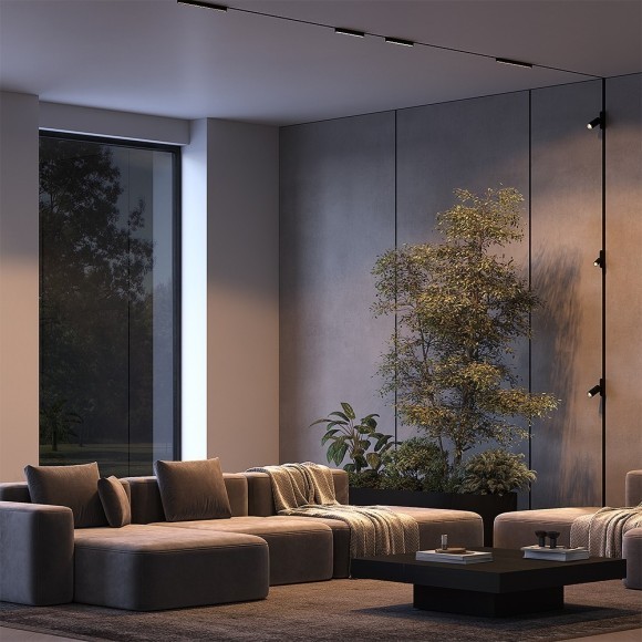 TR103-1-5W3K-M-B Трековый магнитный светодиодный светильник Maytoni Radity 48V CRI90+ 3000К 400Лм 36° 5Вт TR103-1-5W3K-M-B Трековый магнитный светодиодный светильник Maytoni Radity 48V CRI90+ 3000К 400Лм 36° 5Вт