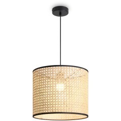 Подвесной светильник с плафоном из ротанга с лампой E27 Freya Mixture FR5483PL-01B Подвесной светильник с плафоном из ротанга с лампой E27 Freya Mixture FR5483PL-01B