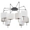 Подвесная люстра Arte Lamp TRIXIE A7084SP-8BK
