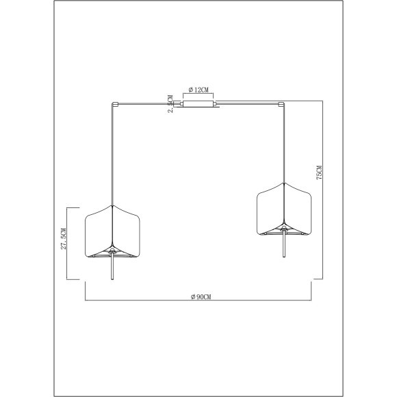 Подвесная люстра Arte Lamp TRIXIE A7084SP-8BK