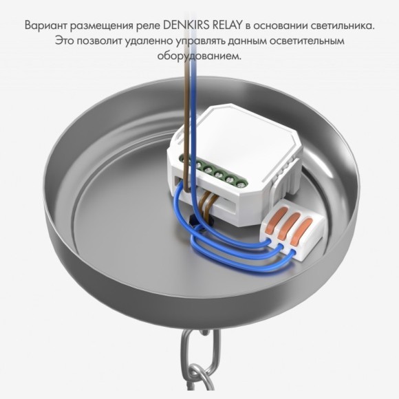 RL1004-DM/1 Двухканальное Wi-Fi реле-диммер Denkirs