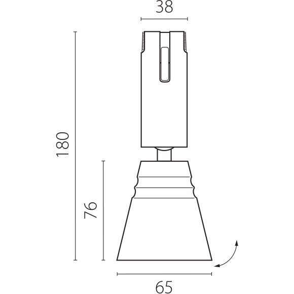 Светильник трековый 48V 6W 4000K 36° черный Due Hermes Lightstar 210847 Светильник трековый 48V 6W 4000K 36° черный Due Hermes Lightstar 210847