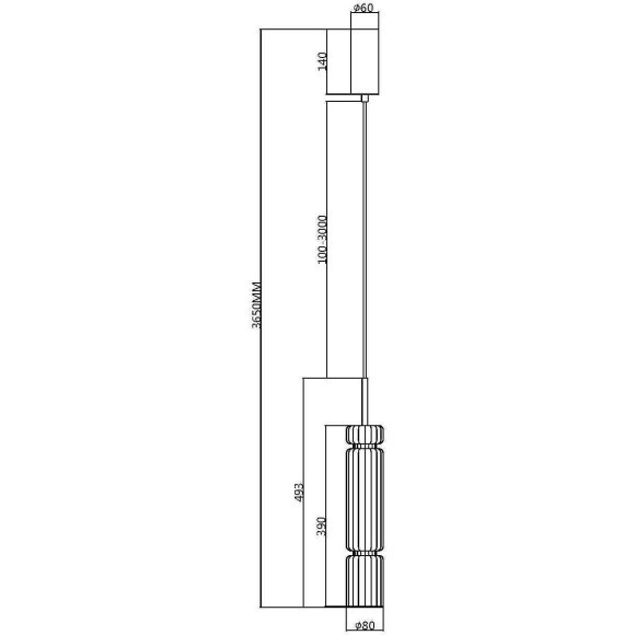 Подвесной светильник Maytoni MOD272PL-L12BS3K1