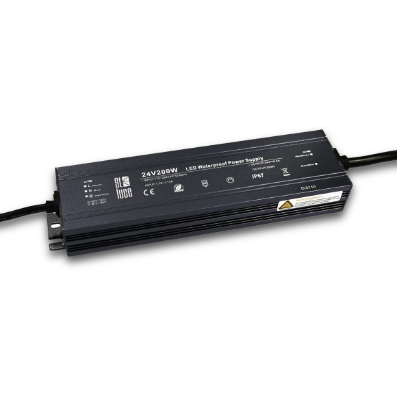ST014.024.200 Блок питания (24V,200W,IP67) ST-Luce Светодиодные ленты