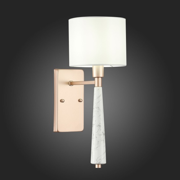 SL1163.201.01 Светильник настенный ST-Luce Матовое золото/Белый E14 1*40W VELLINO SL1163.201.01 Светильник настенный ST-Luce Матовое золото/Белый E14 1*40W VELLINO