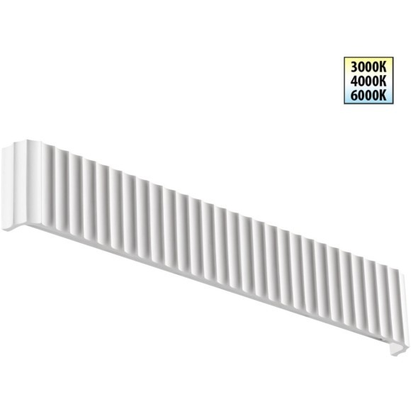 359403 OVER NT24 000 белый Светильник настенный с переключателем цв.температуры IP20 LED 16W 220V 3000/4000/6000K YESO