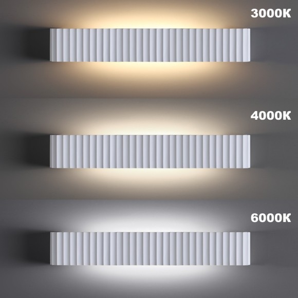 359403 OVER NT24 000 белый Светильник настенный с переключателем цв.температуры IP20 LED 16W 220V 3000/4000/6000K YESO