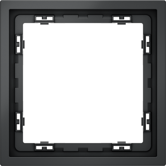 Рамка пластиковая VOLTUM S70 на 1 пост, (графит)