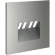 Накладка для розетки акустической 4-местной , S70 (сталь)