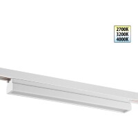 359790 PORT NT25 262 белый Светильник однофазный трехжильный трековый с переключ. цв. температуры IP20 LED 24W 180-265V 2700К/3200К/4000К ITER