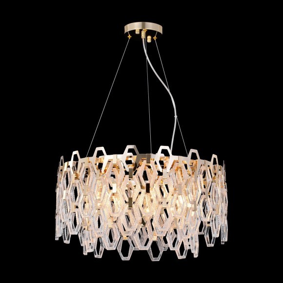 Люстра подвесная Maytoni MOD490PL-09G Tissage под лампы 9xE14 40W