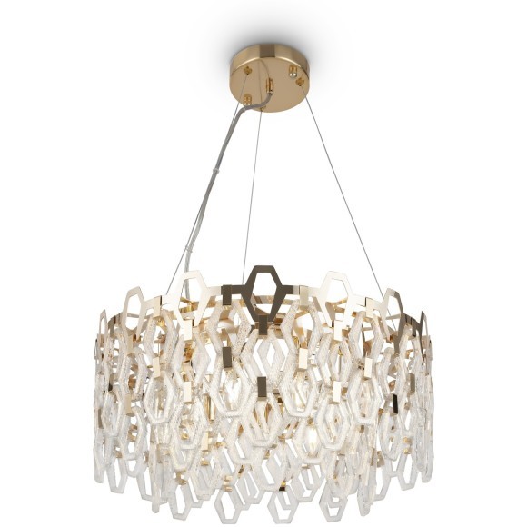 Люстра подвесная Maytoni MOD490PL-09G Tissage под лампы 9xE14 40W