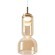 Freya Ore FR5636WL-L6AM Дизайнерское настенное LED-бра в стиле модерн, 6 Вт, 3000К, CRI 80, 350 лм, 120°, 220В, основание металл цвета латунь и плафон стекло янтарного цвета, без выключателя на корпусе, габариты 580 x 200 x 130 мм
