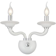 SL1112.501.02 Бра ST-Luce Хром, Белый/Белый E14 2*40W SERENATTA SL1112.501.02 Бра ST-Luce Хром, Белый/Белый E14 2*40W SERENATTA