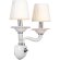 SL1112.501.02 Бра ST-Luce Хром, Белый/Белый E14 2*40W SERENATTA