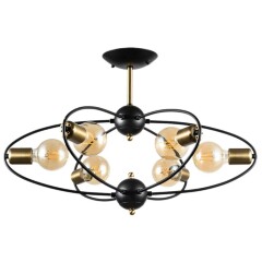 Люстра потолочная Arte Lamp A1963PL-6BK GLASGOW под лампы 6xE27 40W Люстра потолочная Arte Lamp A1963PL-6BK GLASGOW под лампы 6xE27 40W