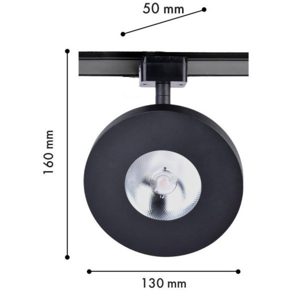 4230-1U Трековый магнитный светодиодный SMART (TUYA, Алиса, Bluetooth, Wi-Fi) светильник Favourite Unika 42V CRI90+ 3000-6000К 550Лм 36° 8Вт