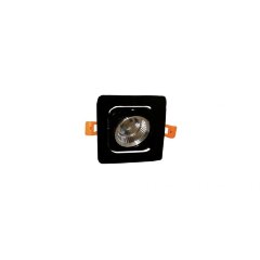 Встраиваемый светильник светодиодный Fostis LDC 8064-SS-7WCOB-L98*W98 SL+BK Встраиваемый светильник светодиодный Fostis LDC 8064-SS-7WCOB-L98*W98 SL+BK