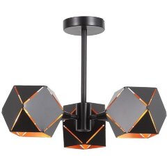 SL258.402.03 Люстра потолочная ST-Luce Черный/Черный, Золото E14 3*40W ENIGMA SL258.402.03 Люстра потолочная ST-Luce Черный/Черный, Золото E14 3*40W ENIGMA